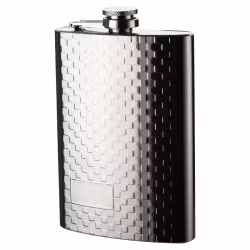 Kenny Fickplunta rostfritt med ornament gravyr ruta rymd 2,1 dl