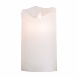 Elvira Ledjus vit timer 4/8  levande låga 8*14,2 cm