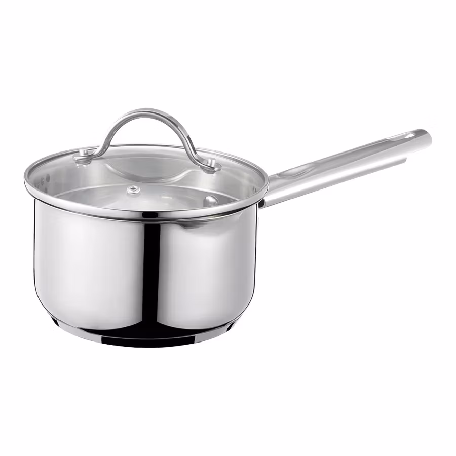 Kosmo Kastrull med glaslock 1,5 L 16*9 cm