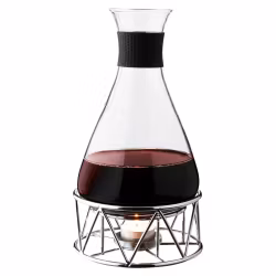 Björka Glöggkaraff glas med kromad ställning rymd 1liter