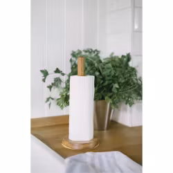 Paula Pappersrullehållare akacia trä 31 cm