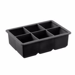 Ijs Iskuber XL 5*5 cm svart silicon