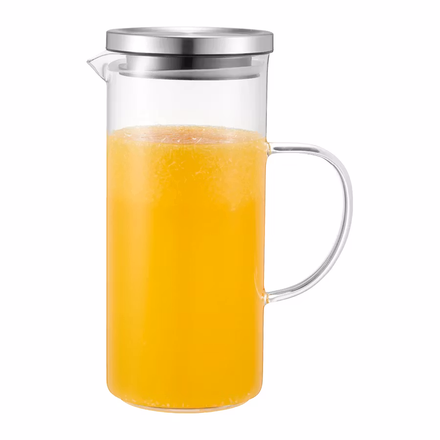 Kay Tillbringare glas lock rostfritt stål 1,3 liter höjd 22 cm