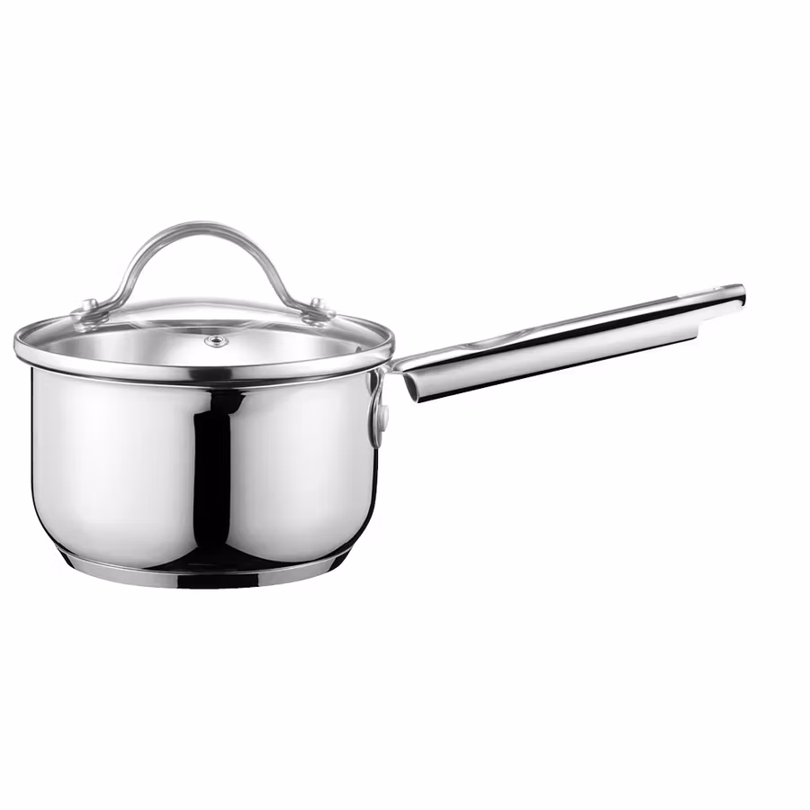Kosmo Kastrull med glaslock 1 L 14*8 cm