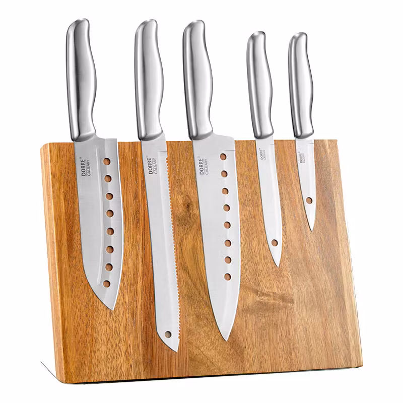 Hugo XL Knivställ akacia magnet 30*22,5 *3 cm