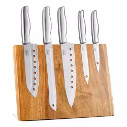 Hugo XL Knivställ akacia magnet 30*22,5 *3 cm