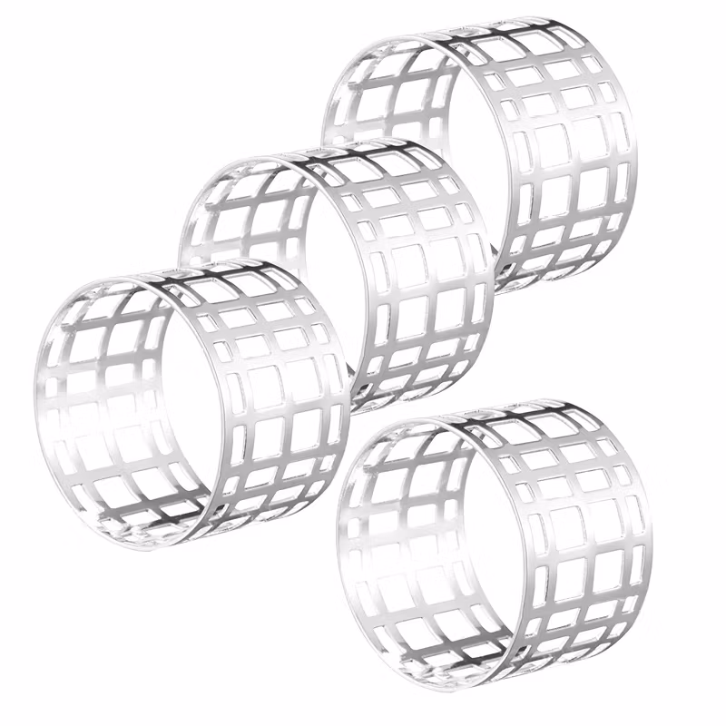 Servina Servettringar 4 pack försilvrigad Dia 4,5*3 cm