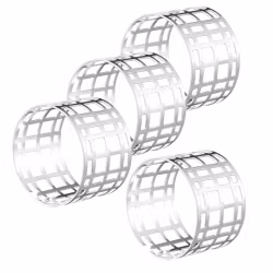 Servina Servettringar 4 pack försilvrigad Dia 4,5*3 cm