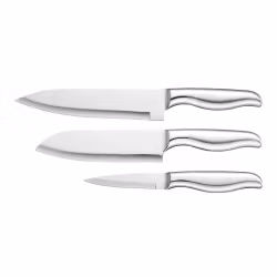 Kita Knivset 3 st kockkniv, japansk santoku, skalkniv