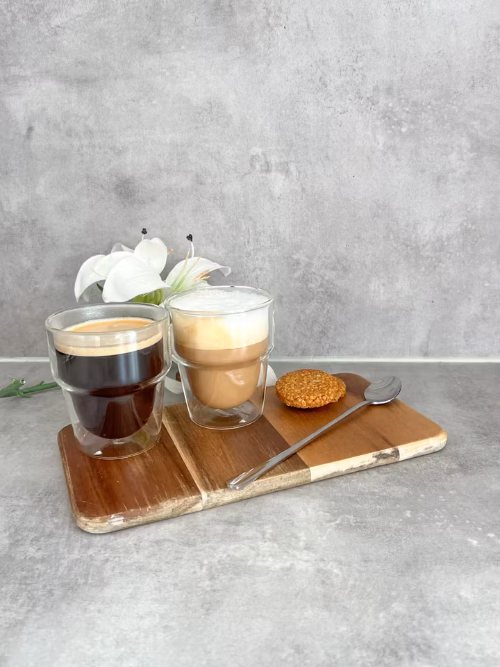 Kenya Kaffemugg 2-pack dubbelväggad 3,2 dl höjd 10,5 Ø9 cm