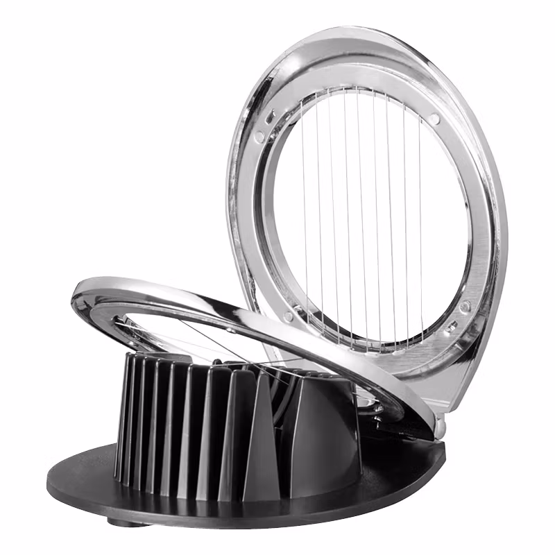 Emelie Äggdelare 2 i 1 skivor och båtar zinklegering 11,5*9,5 cm