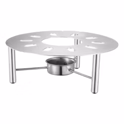 Vega Värmeställ för ett ljus rostfritt stål 16,5*6 cm