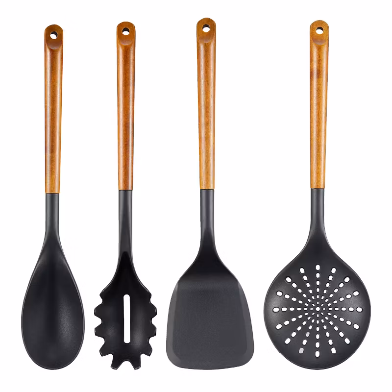 Korra Köksredskap 4 delar akacia plast 35,5 cm