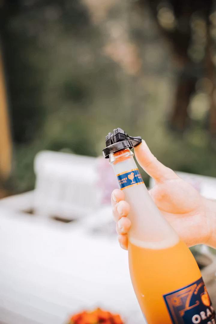 Bobo Flaskförslutare 2-pack vik ned för förslutning plast silikon