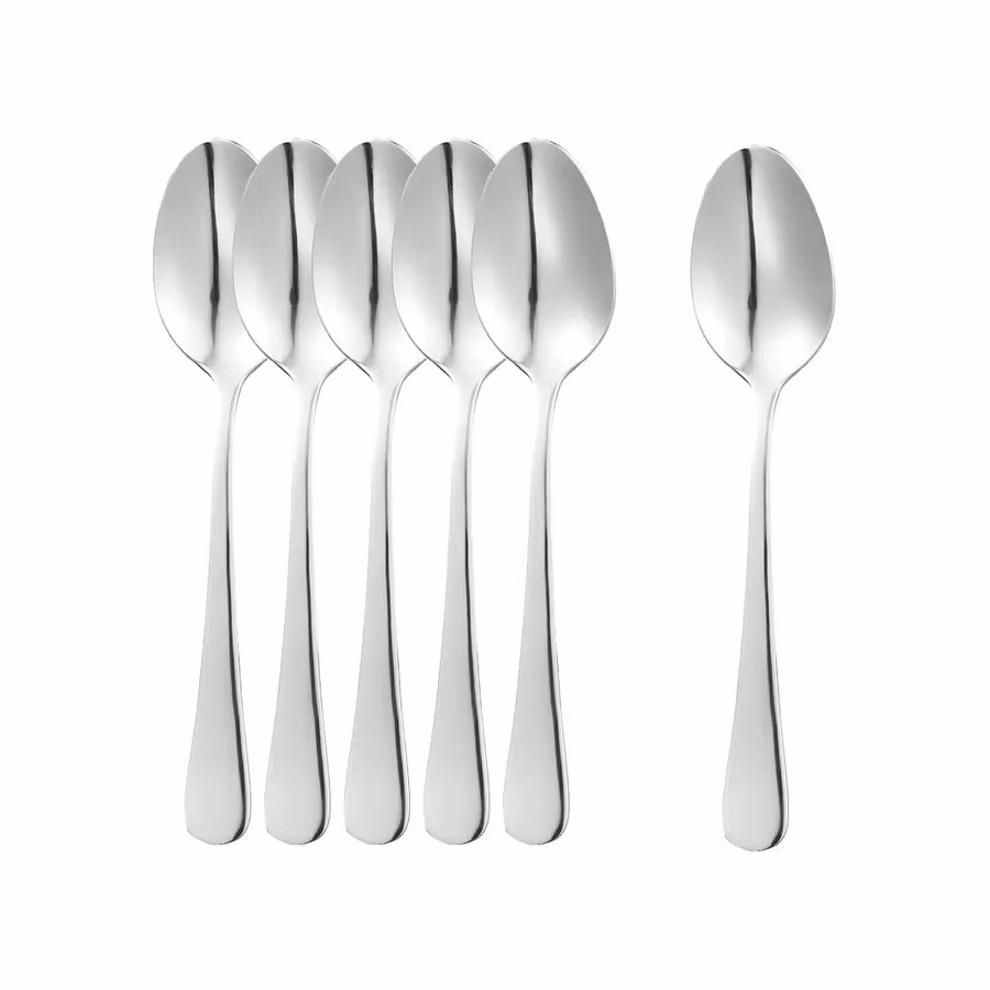 Classic Kaffeskedar 6-pack 14*3 cm Rostfritt stål