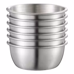 Dian Dippskålar 6-pack rostfritt stål 6 st 6*2,6 cm