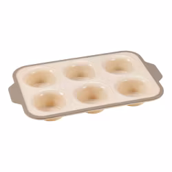 Cookie Muffinsform 6 kupformer Ø9 H:4 cm rektangulär 37*22,5*4 cm