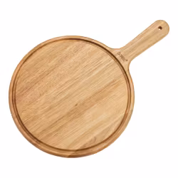 Ulli Uppläggningsbräda skärbräda Akacia rund 38*25,5*1,5 cm