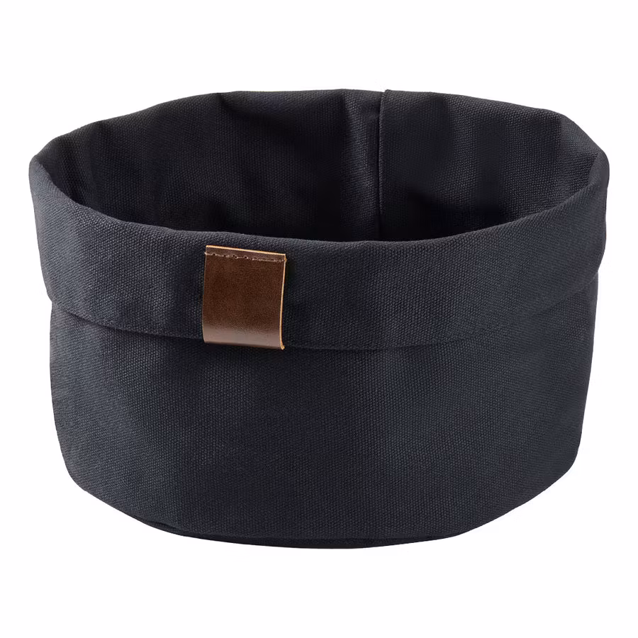 Brooke Brödkorg tyg svart 21*16 cm