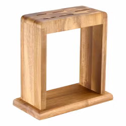 Kaira Knivställ för 5 knivar  akacia trä 23 *12*23,4 cm