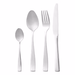 Freja Bestickset 48 delar 18/10 stål gaffel kniv sked kaffesked