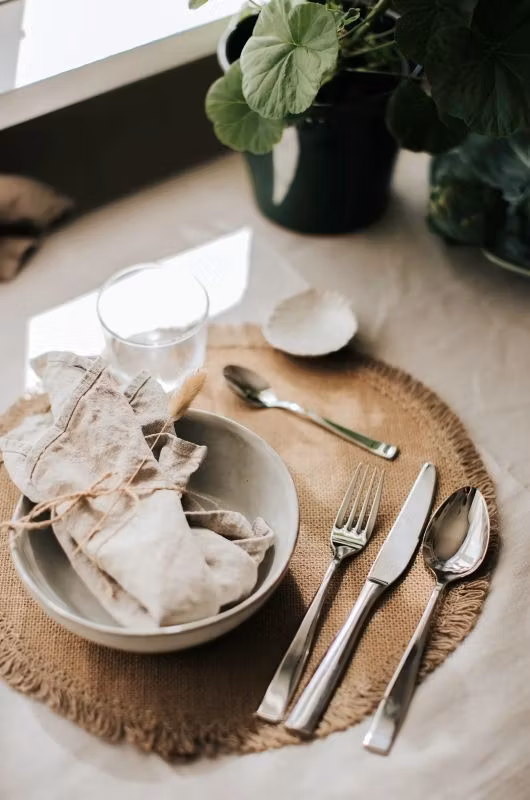 Freja Bestickset 24 delar 18/10 stål gaffel kniv sked kaffesked