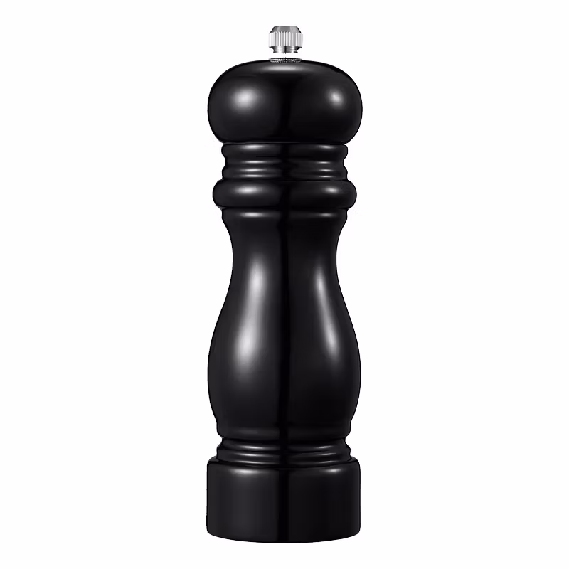 Karou Peppar/saltkvarn svart högblank gummiträd 15 cm