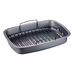 Karabo långpanna (roaster) galler kolstål 45,5*32*7,2 cm