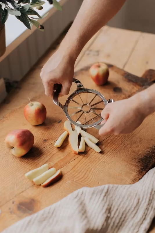 Allie Äppeldelare 12 klyftor zinklegering rostfritt stål 17*11*4,2 cm