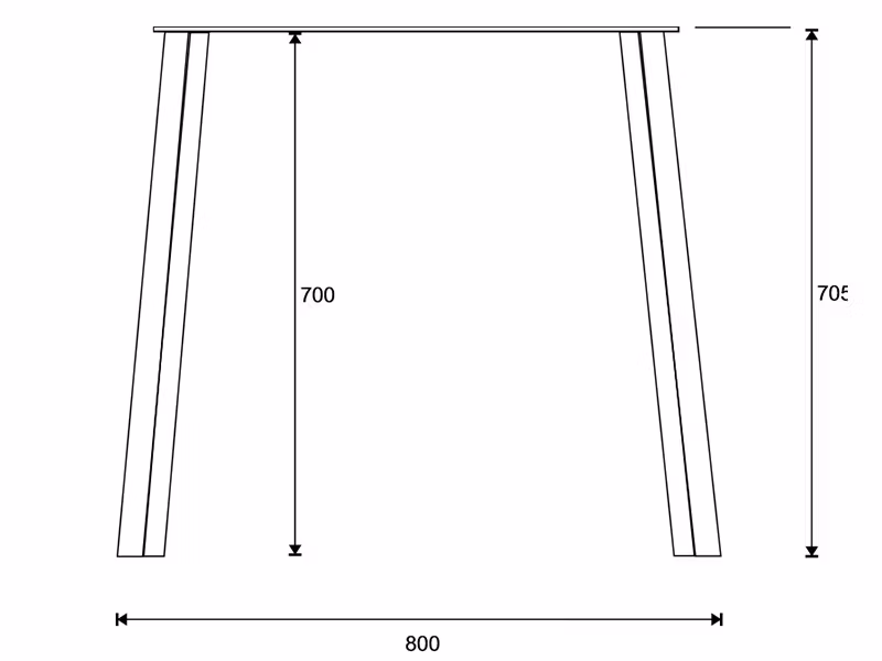 Bordsstativ Hörnbas