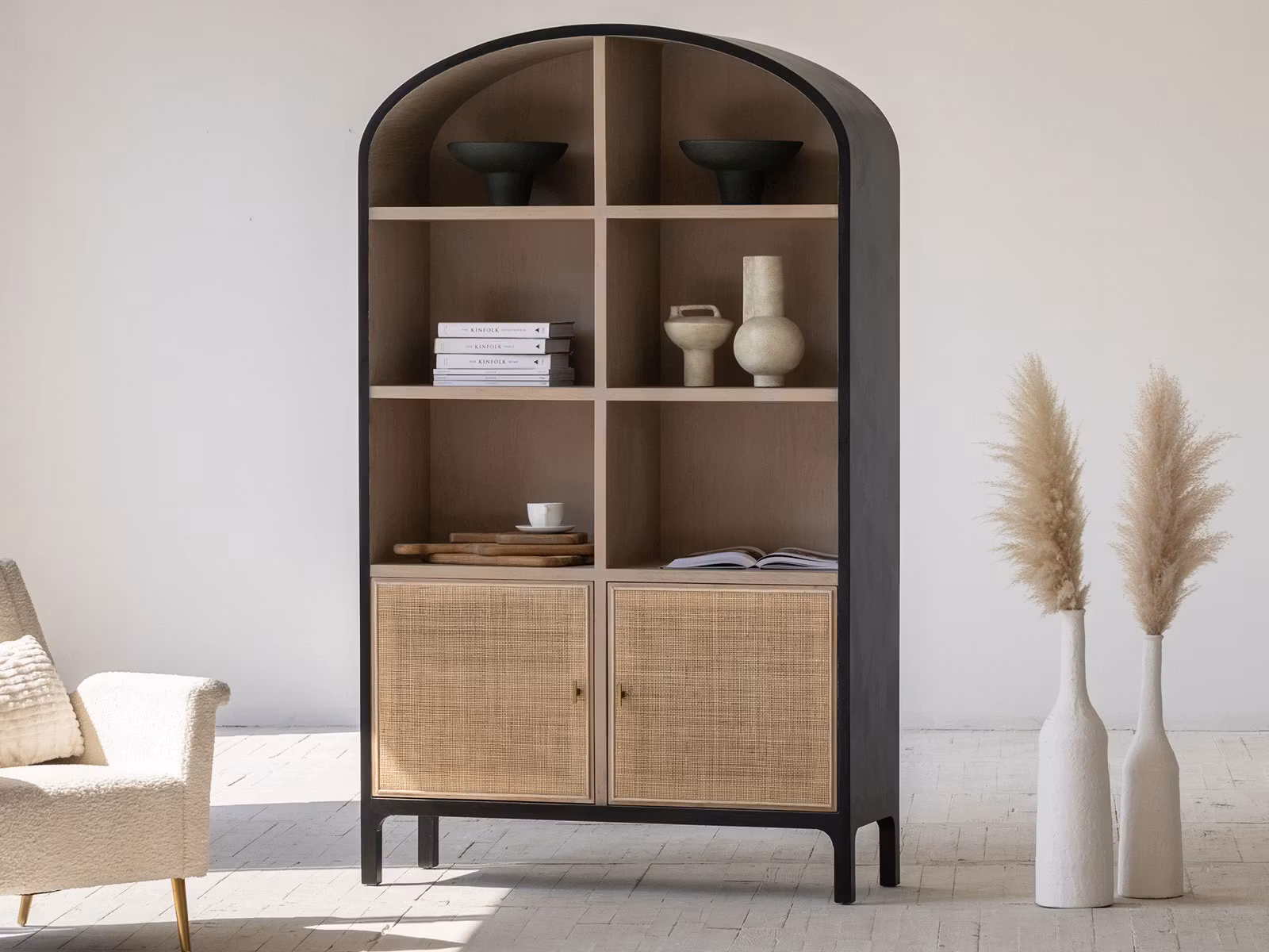 Bokhylla North 210 cm ek