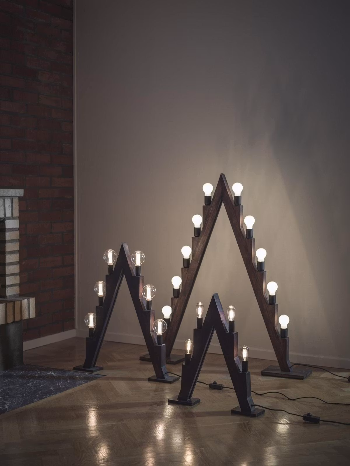 Adventsljusstake Torsby 77 cm