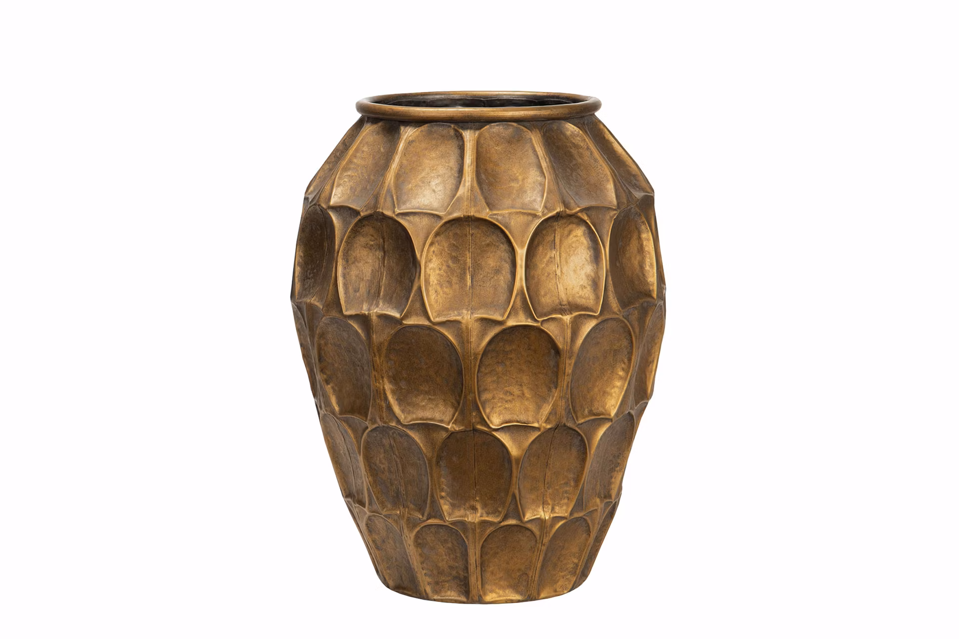 Kruka Inca mässing 36,5 cm