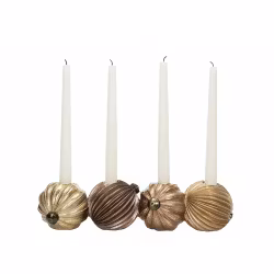 Ljusstake Julkulor Poly