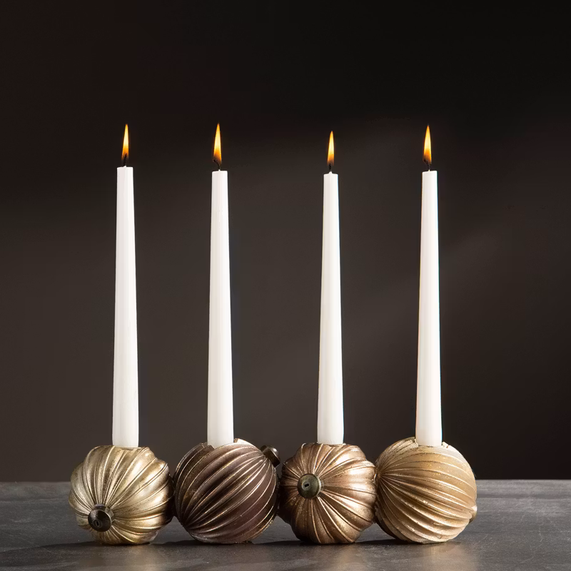 Ljusstake Julkulor Poly