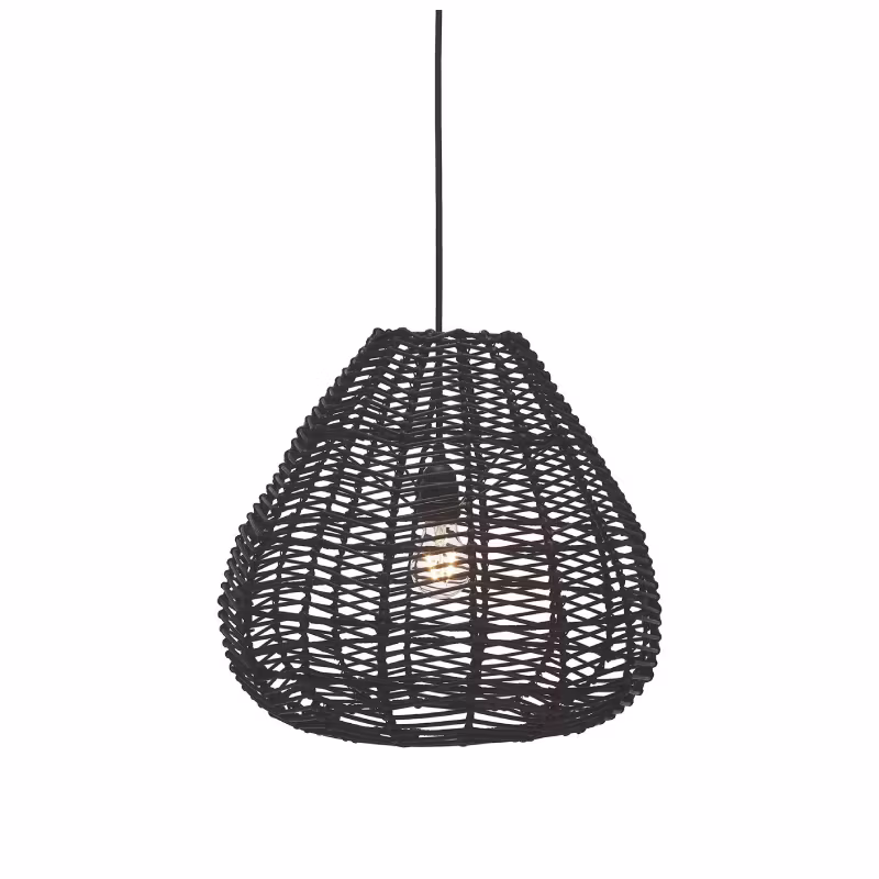 Taklampa Adelle 43 cm svart