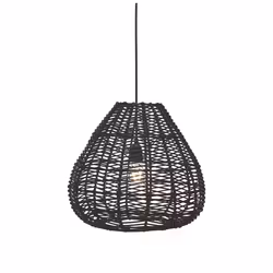 Taklampa Adelle 43 cm svart