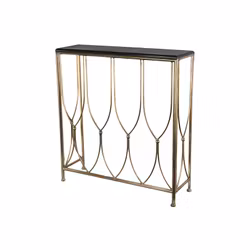 Bord/Side Antik Mässing/Svart