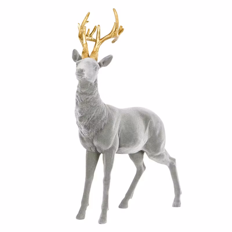 Hjort GråVelvet Poly 43 cm