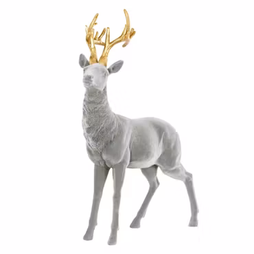 Hjort GråVelvet Poly 43 cm