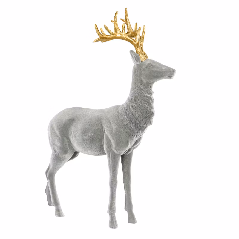 Hjort GråVelvet Poly 43 cm