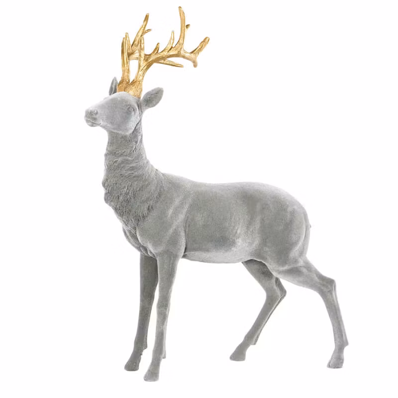 Hjort GråVelvet Poly 43 cm