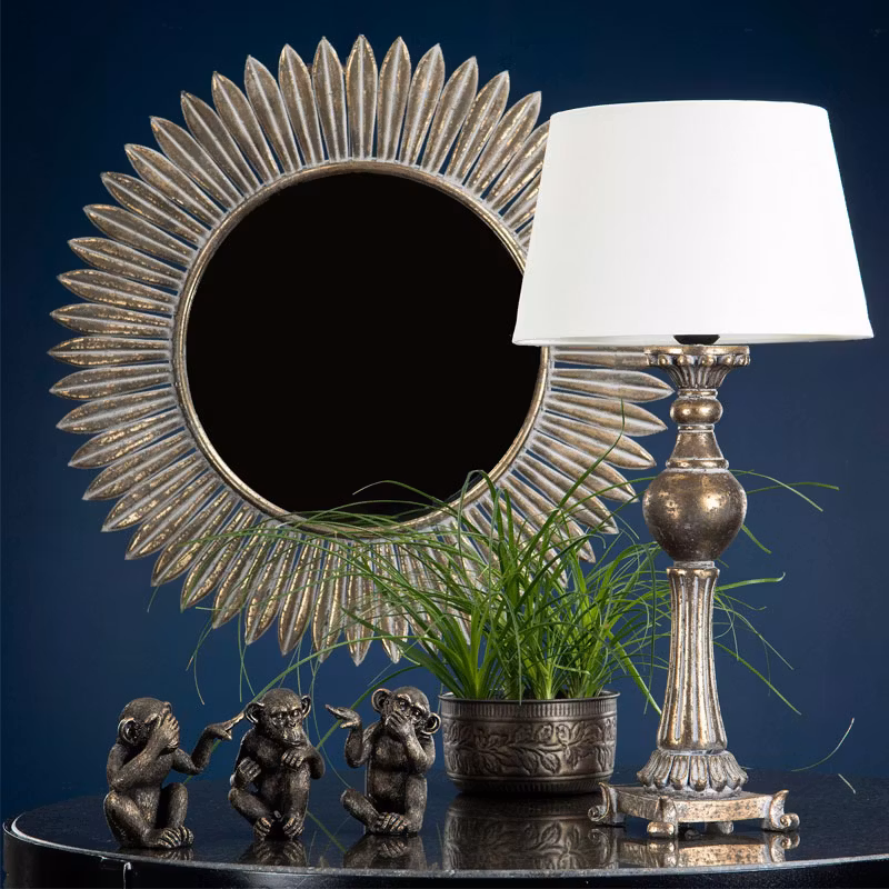 Spegel Irma Antik Mässing Ø75x2cm