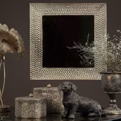 Spegel Niva G.Brun Metall 62x8cm