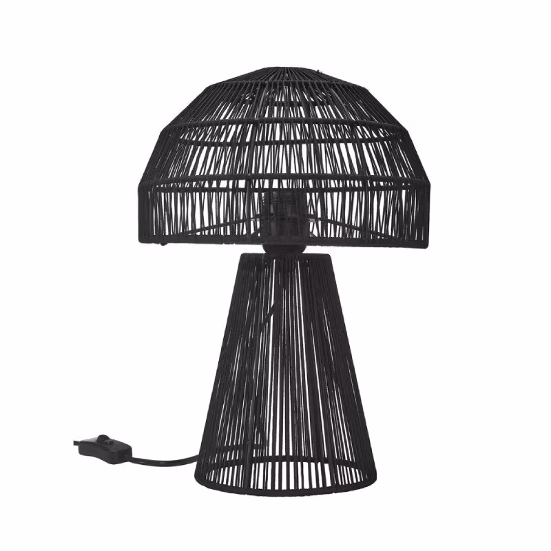 Bordslampa Porcini Svart
