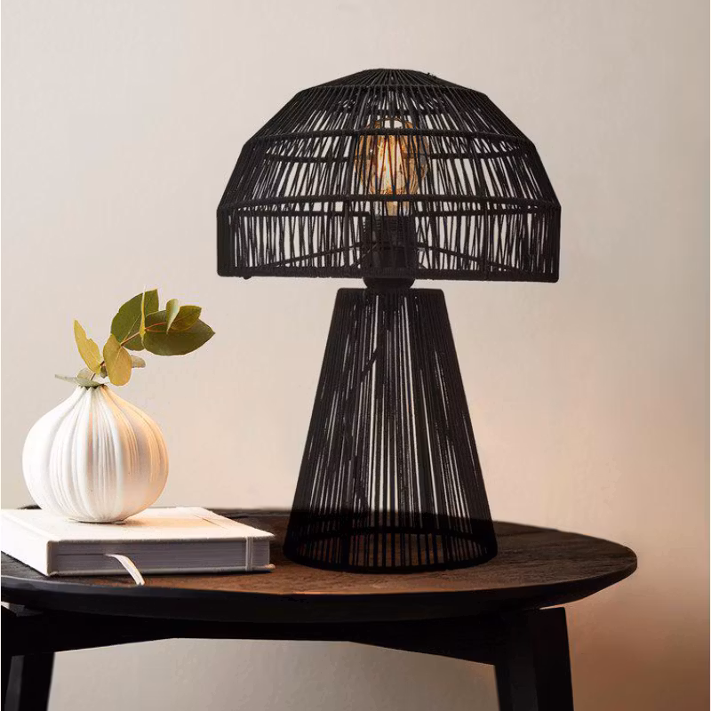 Bordslampa Porcini Svart