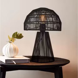 Bordslampa Porcini Svart