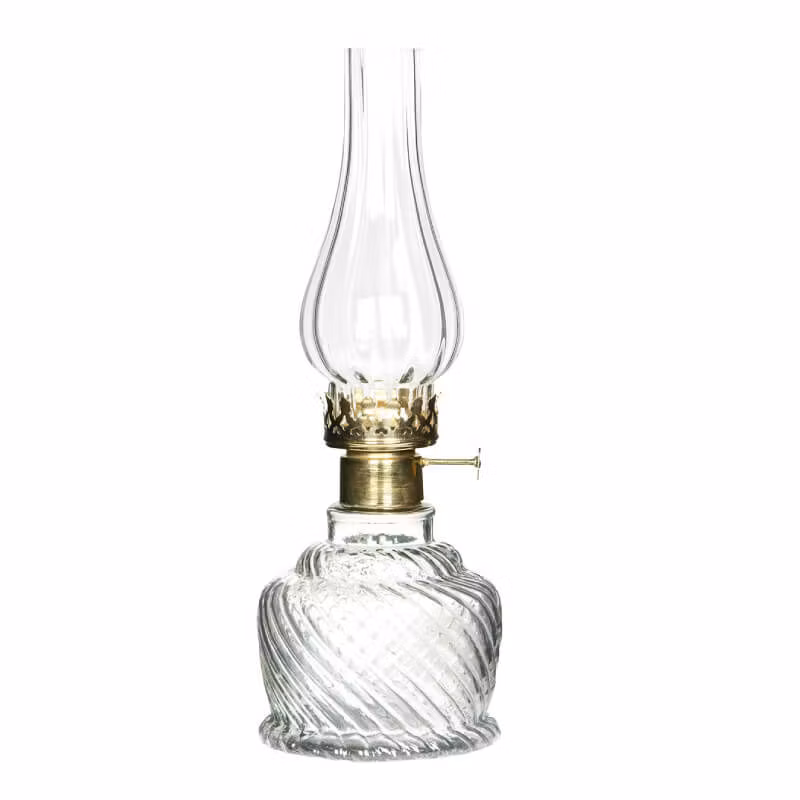 Lampa/Värmeljus Klar/Rand Guld