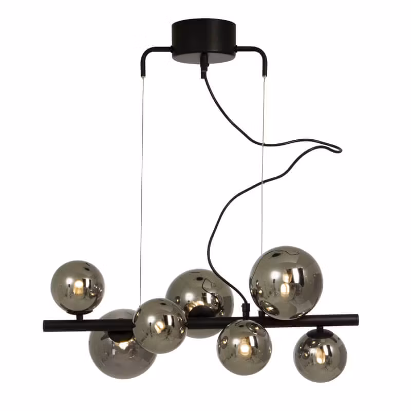 Taklampa MOLEKYL L58 Svart