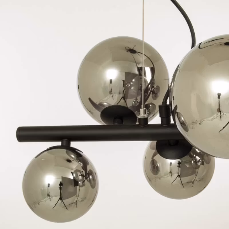 Taklampa MOLEKYL L58 Svart